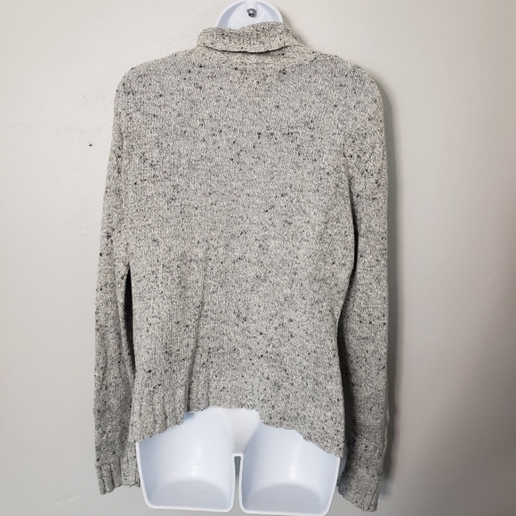 Woolrich Women's Medium Heather Grey Cowl Neck Sweater Wool Blend Winter Fall - Picture 6 of 8